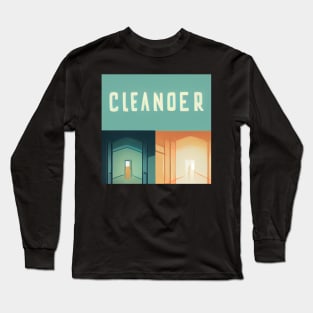 Cleaner | Comics Style Long Sleeve T-Shirt